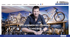 Desktop Screenshot of fahrrad-schreiber.de